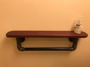 Towel Rack with shelf 1