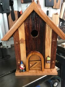 Birdhouse with Gnome