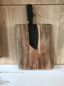 knife handle cutting board