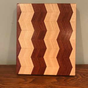 Chevron cutting board 6