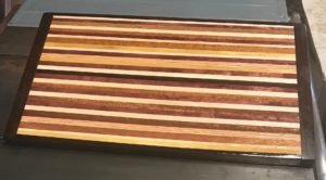 Candy stripe cutting board - 12x20