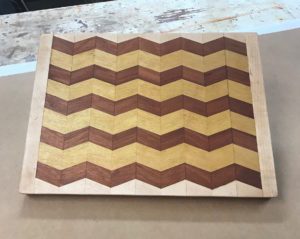 chevron cutting board