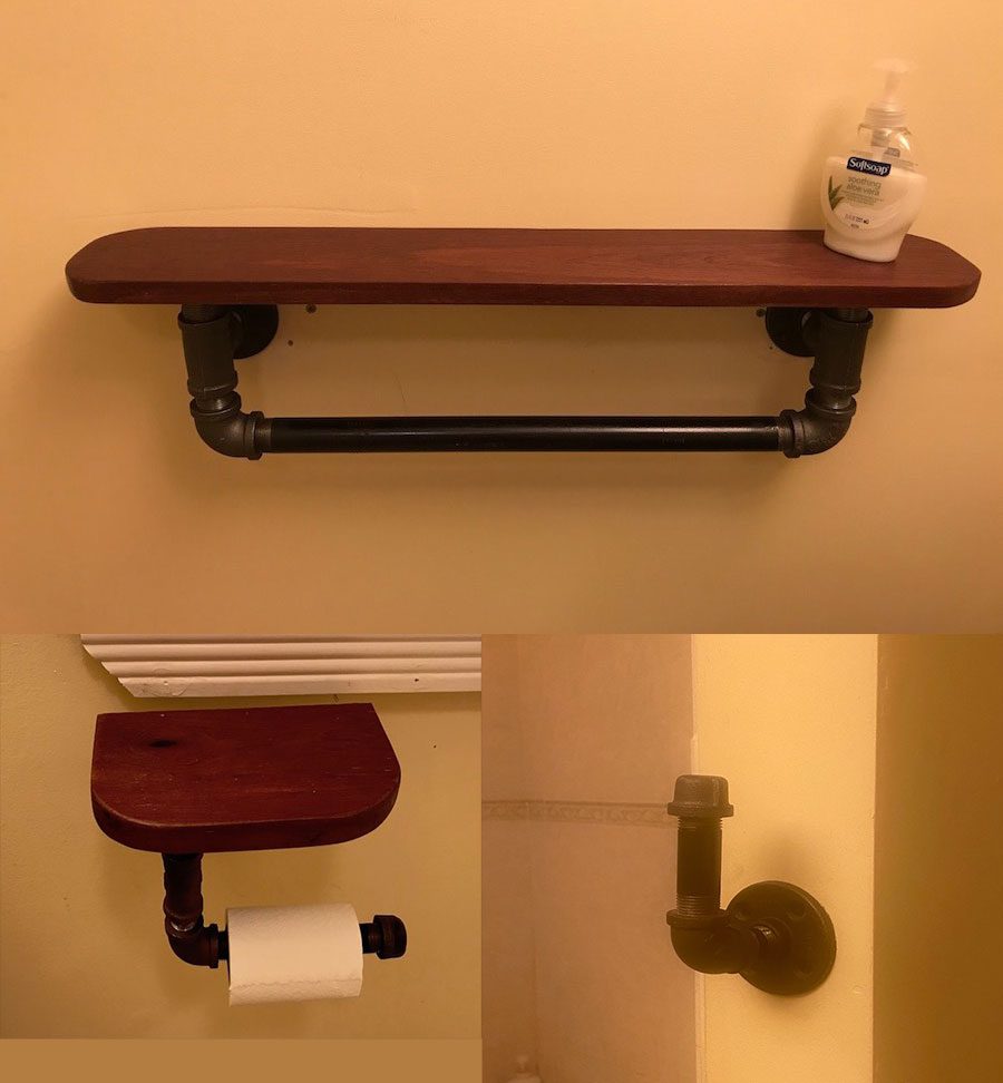 Bathroom hardware 3-pack