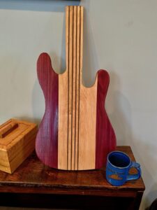 Stratocaster guitar cutting board 2